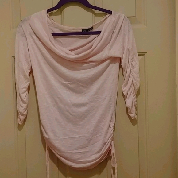 Ballet cowl neck cinched side top - Picture 1 of 3